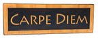 ABI Woodworking Carpe Diem    (Seize The Day), Decorative Wood Sign Plaque, Carved