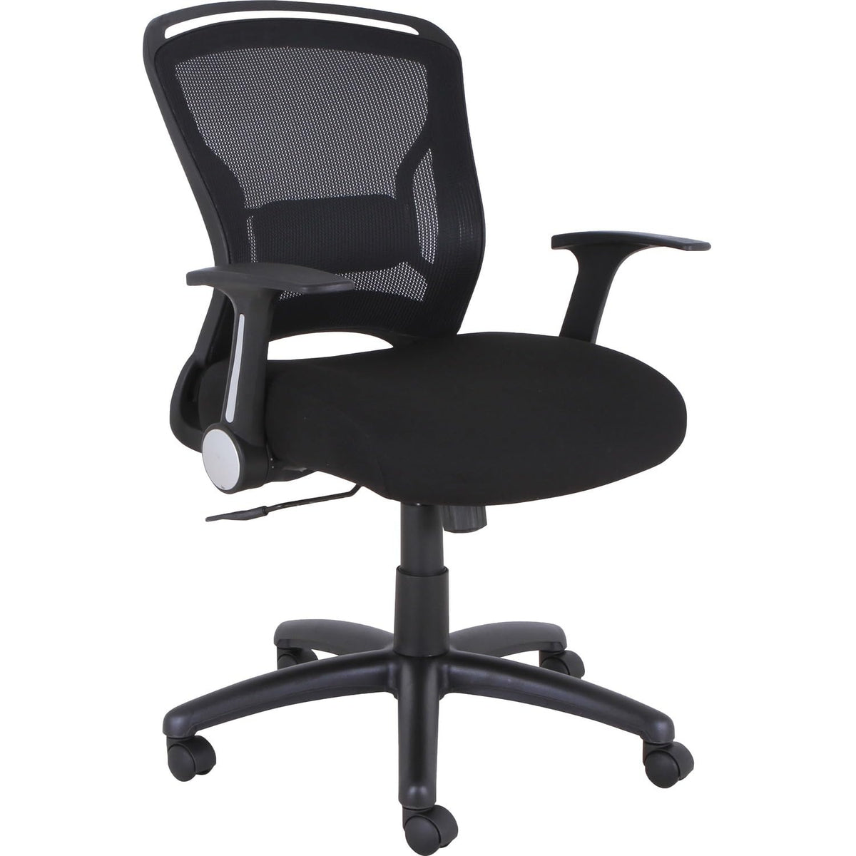 Lorell Flipper Arm Mid-Back Chair