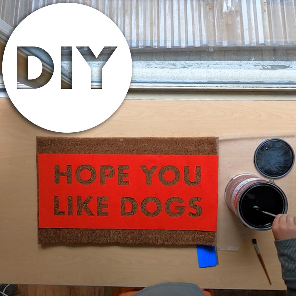 Ninamar Blank Coir Door Mat - Plain Doormat For Custom, Personalized Diy Craft Designs - 28 X 17 Inch