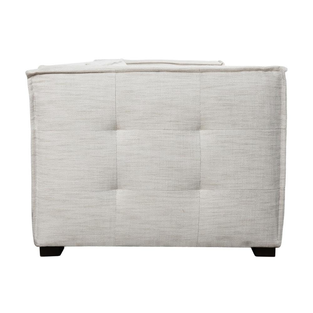 Kosas Home Element 98" Transitional Polyester Fabric Sofa in Beige