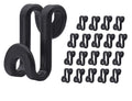 Kclongvs 60 Pcs Clothes Hanger Connector Hooks, for Velvet Huggable Hangers, Wooden Hangers, Heavy Duty Space Saving for Closet 