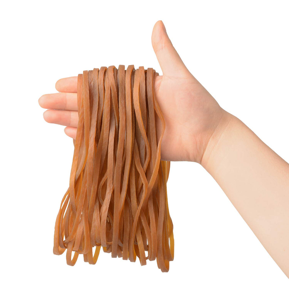 Zzjmch 100 Pack Large Rubber Bands, Heavy Duty Trash Can Band, Strong Elastic Bands For School Home Office Supplies, Garbage Can