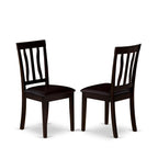 East West Furniture CAAN6-CAP-LC Capri 6 Piece Set Contains a Rectangle Dining Room Table and 4 Faux Leather Kitchen Chairs with a Bench, 36x60 Inch