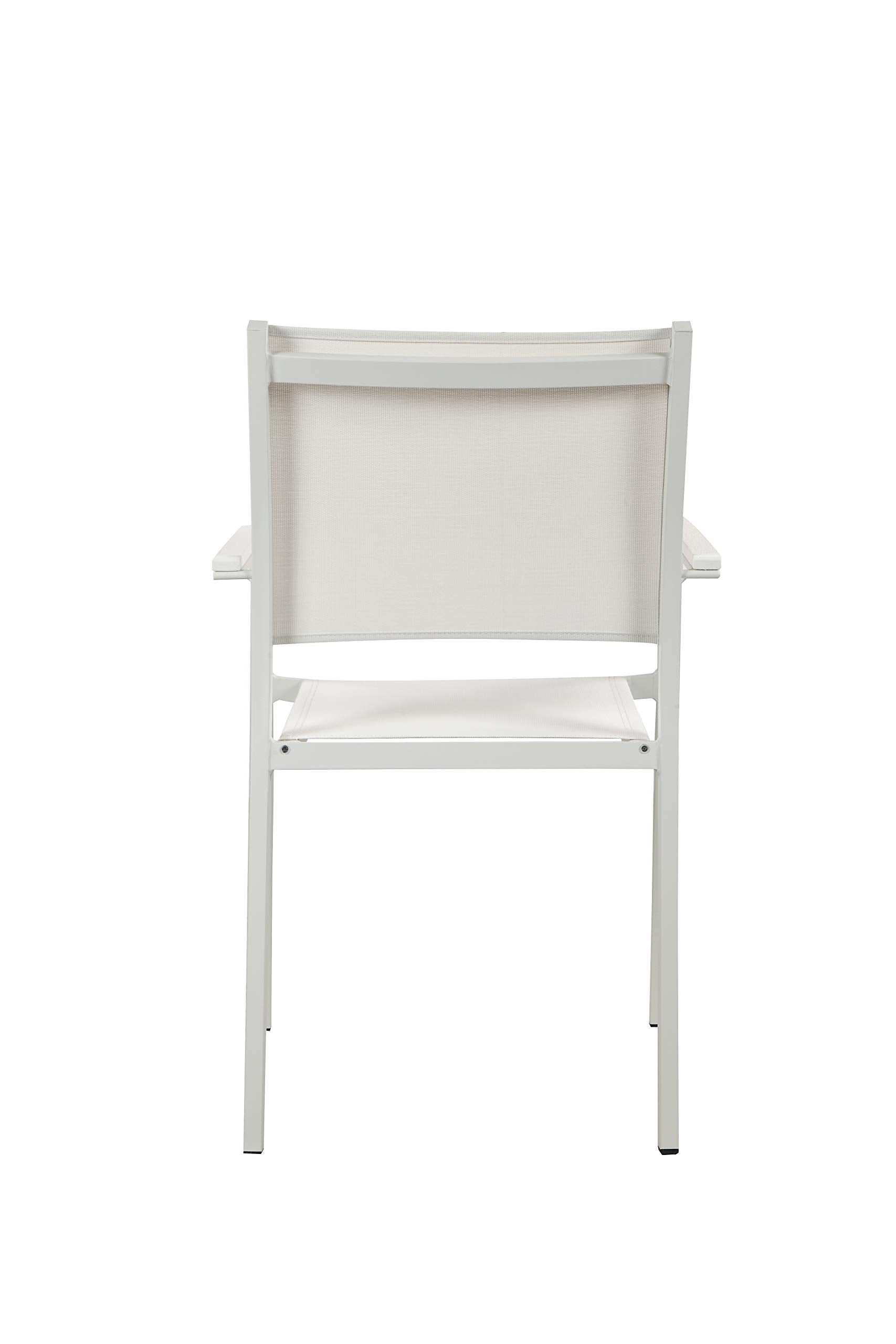 Pangea Home Miami 6Ac Wht Dining Chairs, White