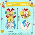 Hying Large Back To School Bows For Wreath, First Day Of School Wreath Bow For Front Door, School Day Wreath Bows For Back To Sc