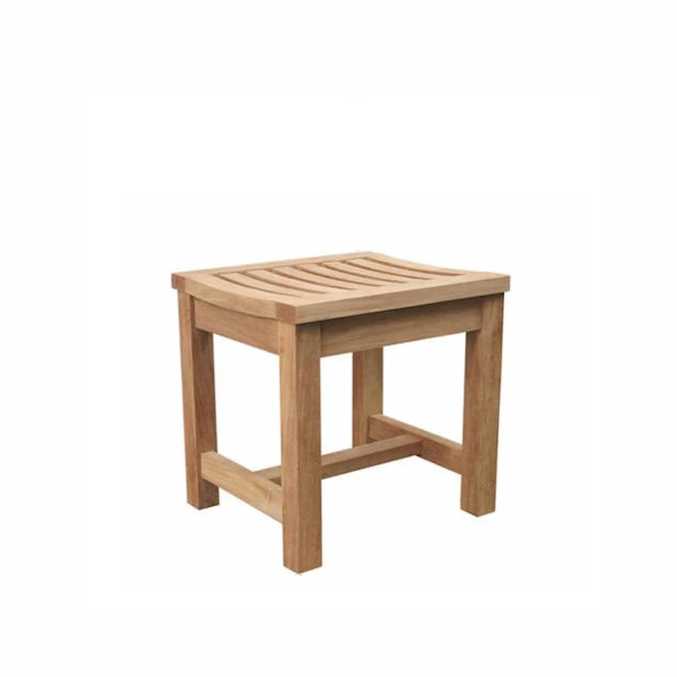 Anderson Teak Patio Lawn Garden Furniture Madison 24" Backless Chair