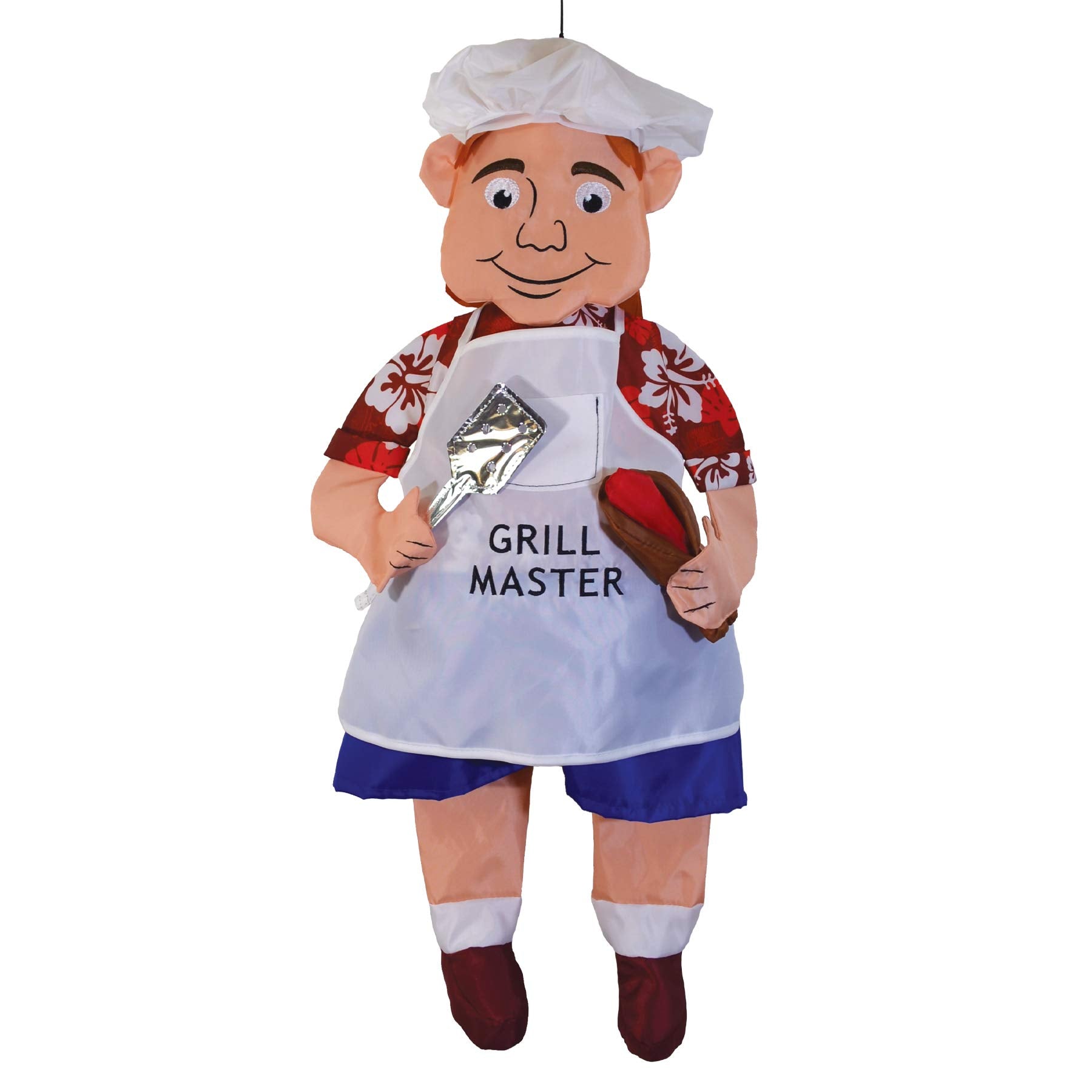 In The Breeze Grill Guy Wind Friend 3D Windsock,15' W X 30' H X 8' D,4704