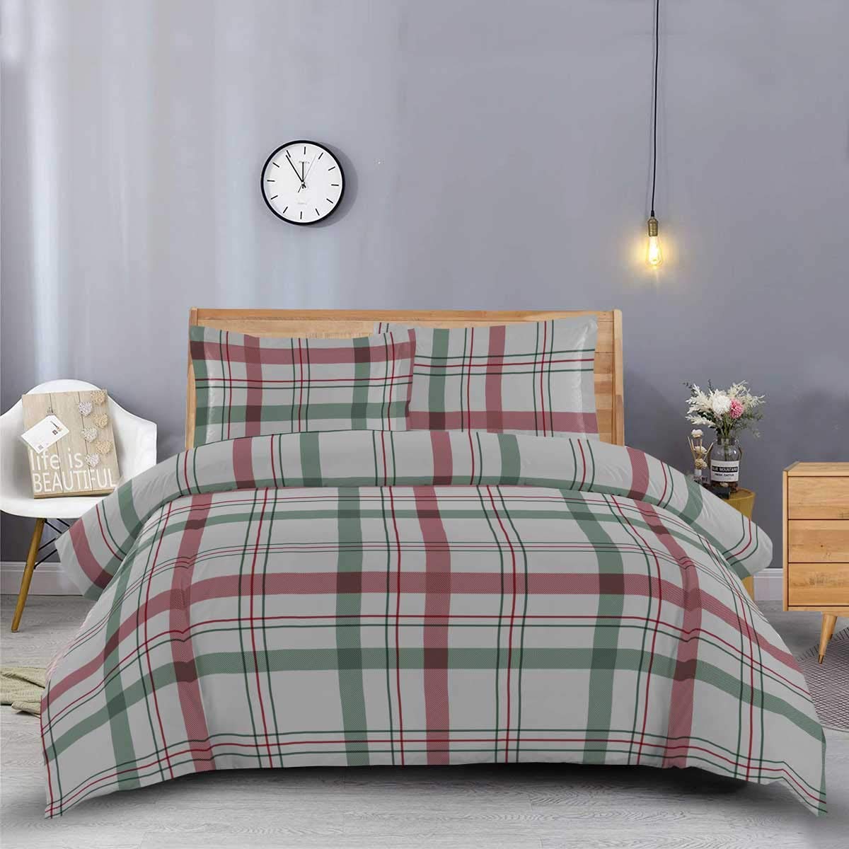 Heavy Soft 100% Cotton Flannel Duvet Covers, 3 Pieces Duvet Cover Set, Button Closer, Thick, Heavy And Ultra Soft Cotton Flannel