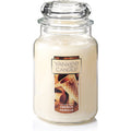 Yankee Candle French Vanilla Scented, Classic 22oz Large Jar Single Wick Candle, Over 110 Hour Burn Time, Ideal for Entertaining
