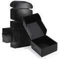Zbeivan 8X8X4 Black Shipping Boxes, 20 Packs Corrugated Cardboard Mailer Boxes For Packaging Small Business Mailing Gifts Wrap B