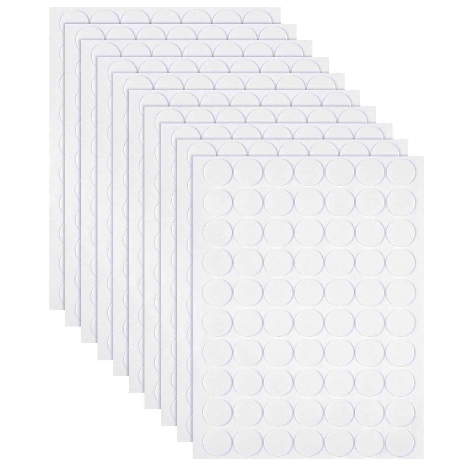 700 Pcs 20 Mm Clear Removable Sticky Adhesive Putty Round Double Sided Adhesive Dots Waterproof Traceless Clear Putty Sticky Sti