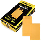 Valbox Coin Envelopes Small Parts Envelope With Gummed Flap For Home, Garden Or Office Use, Kraft Seed Envelopes 500 Per Box (Br