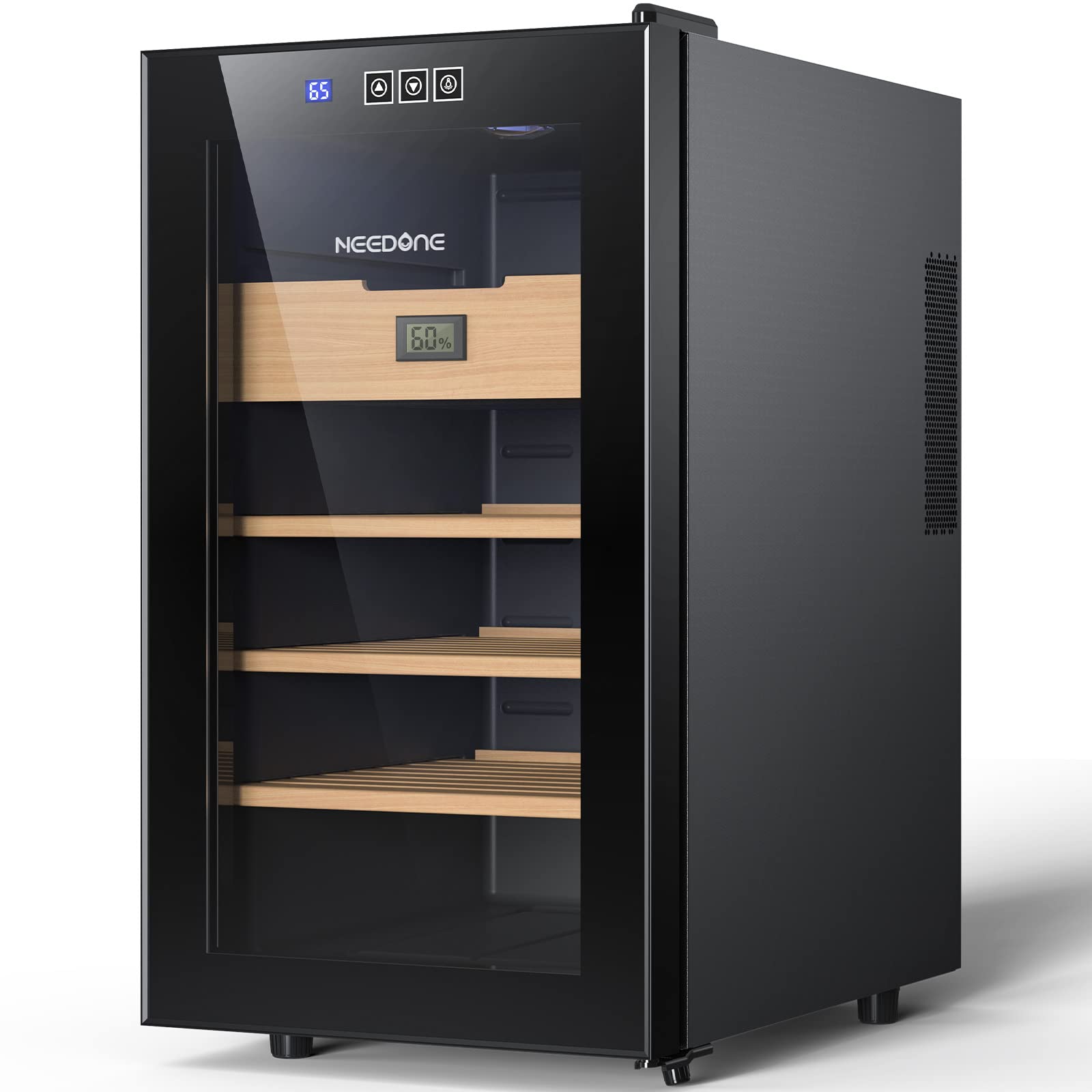NEEDONE 300 Count Cabinet with Heating and Cooling Electric Temperature Control System, Made with Spanish Cedar Wood Shelves & D