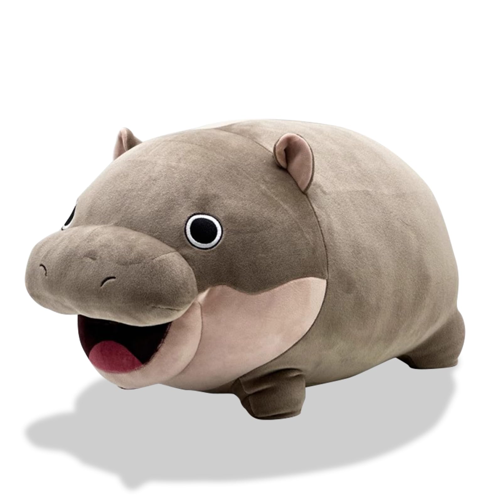 Acgtrick Cute Moo Deng Plush Soft Deng Pygmy Hippo Plushie Toy Stuffed Animal Pillow Christmas Birthday Gift For Boys Girls Kids