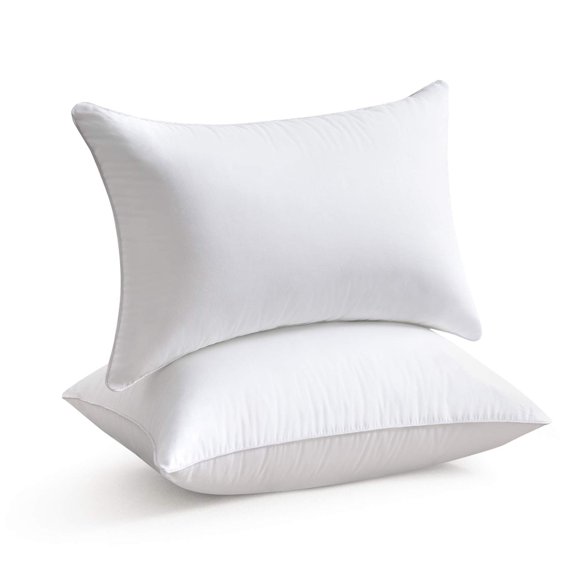 Oubonun 14 X 22 Pillow Inserts (Set Of 2) - Lumbar Pillow With 100% Cotton Cover - Rectangle Square Interior Sofa Pillow Inserts