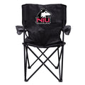 VictoryStore Outdoor Camping Chair - Northern Illinois University Huskies Black Folding Camping Chair with Carry B
