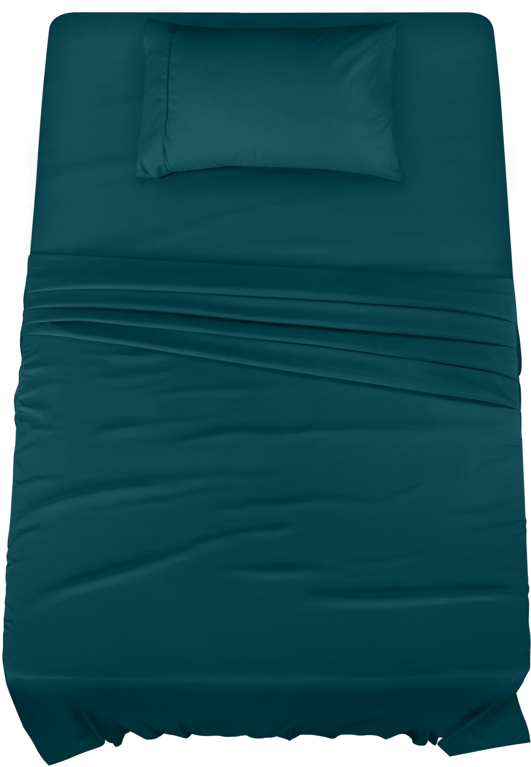 Utopia Bedding Twin Bed Sheets Set - 3 Piece Bedding - Brushed Microfiber - Shrinkage And Fade Resistant - Easy Care (Twin, Teal