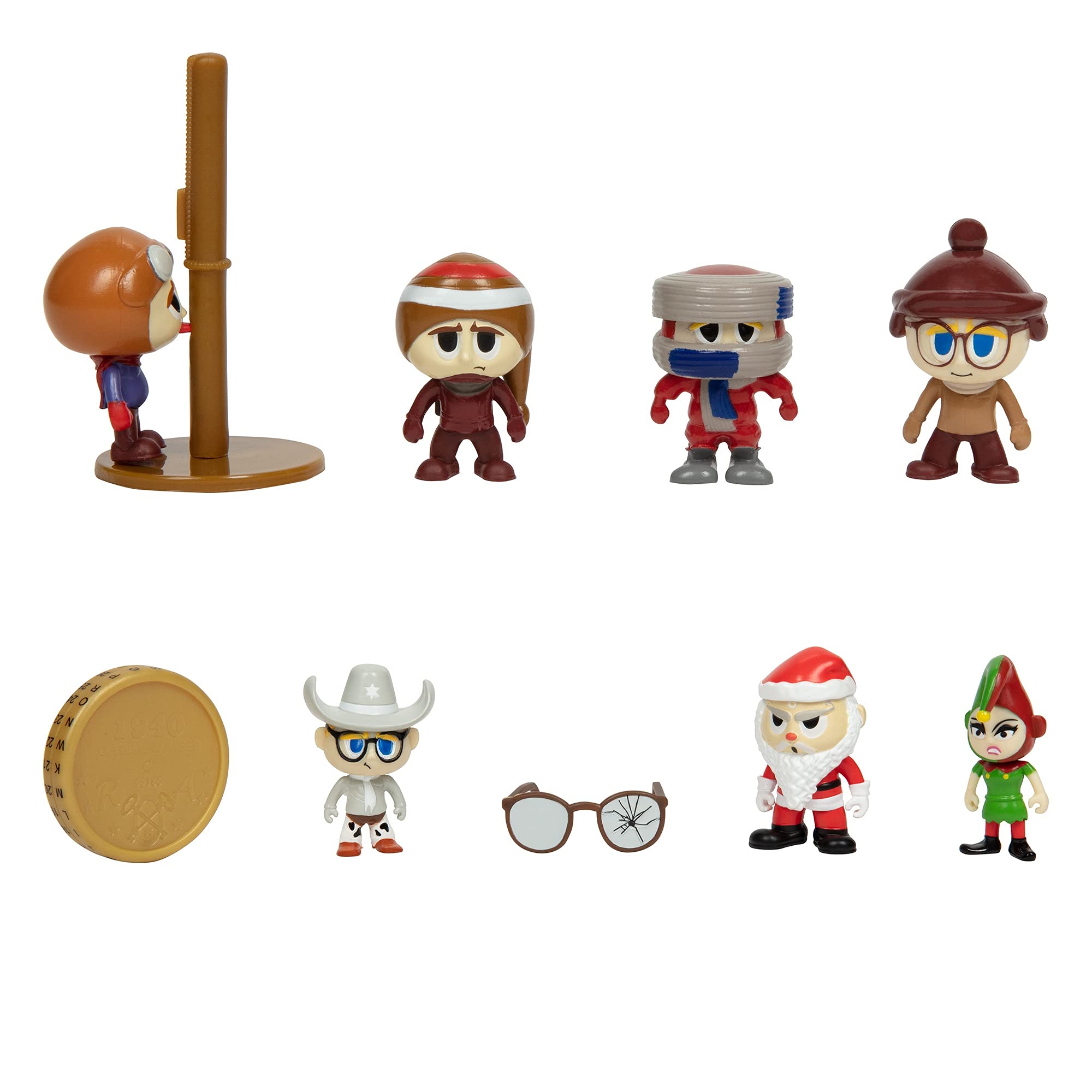A Christmas Story Advent Calendar 2024 Includes 24 Windows Filled With Silly And Festive 1-Inch Figures & Accessories!