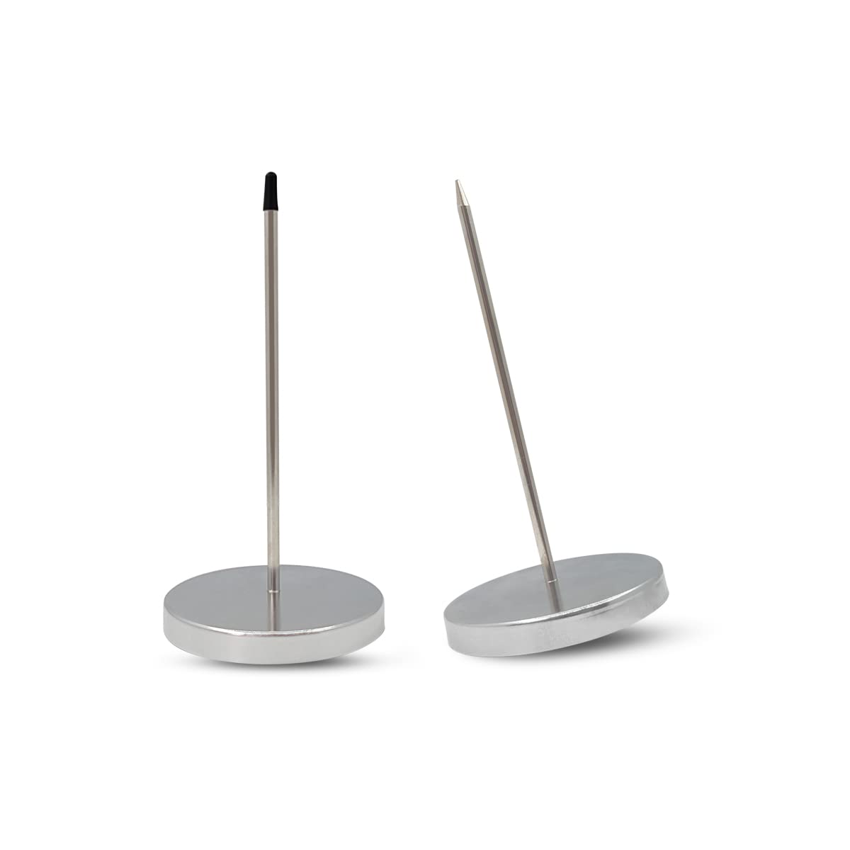 2 Pcs Desk Receipt Holder - Bill Fork Ticket Spike, Restaurant Check Spindle, Memo Holder