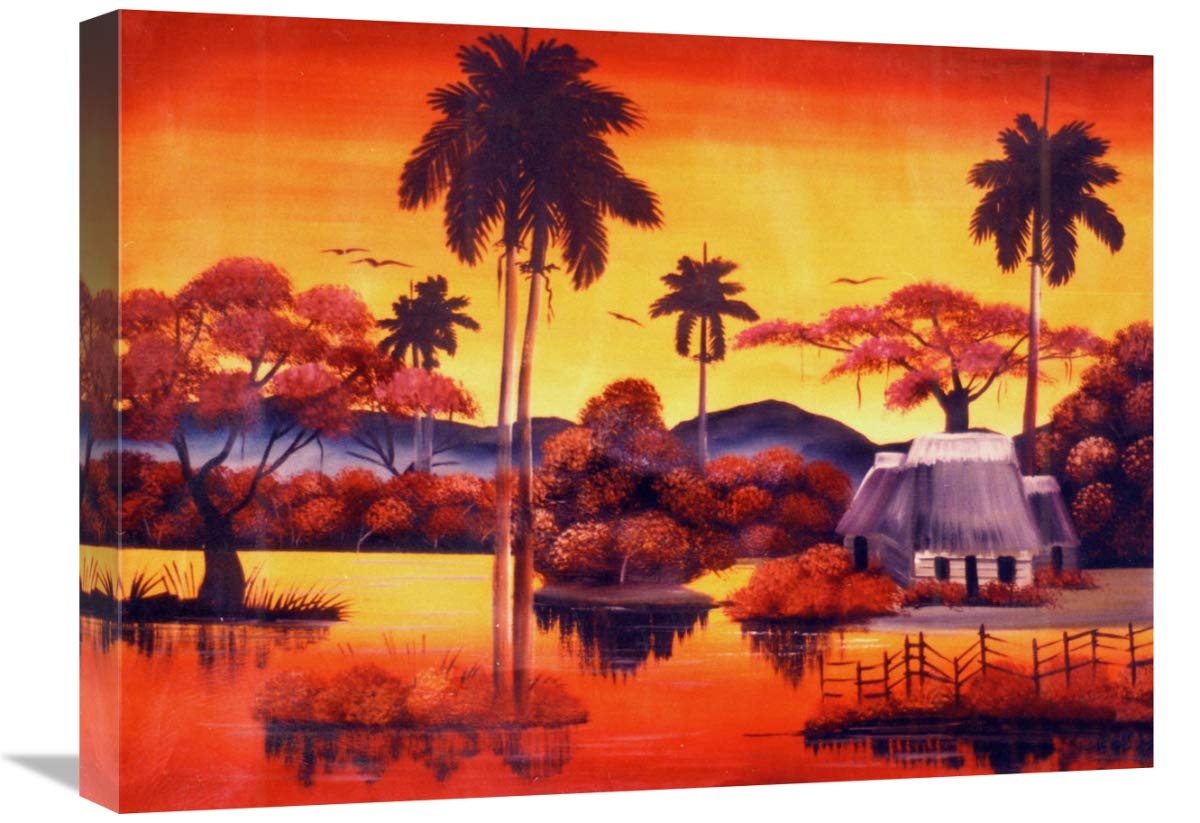 Global Gallery Palms Way-Canvas Art-24 x18 