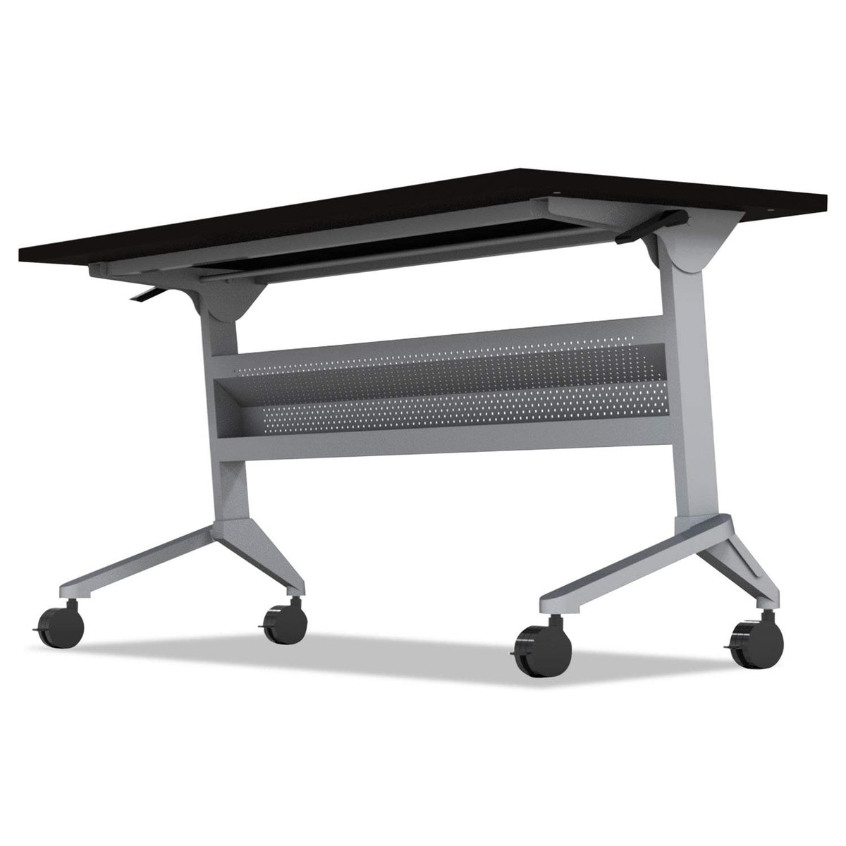 Safco Flip-N-Go Silver Training Table Base