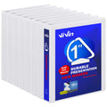 Vivin Sturdy 1.5 Inch D Ring Binders, 1.5' 3 Ring View Binder With Customizable Clear Cover, Holds 350 Sheets Of 8.5' X 11' P