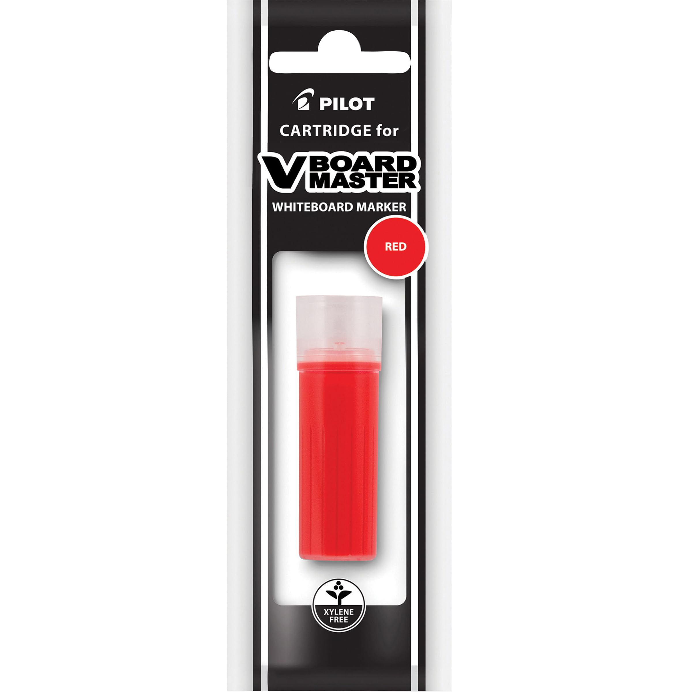 Pilot V Board Master Begreen Whiteboard Marker Refill Cartridge, Red Ink