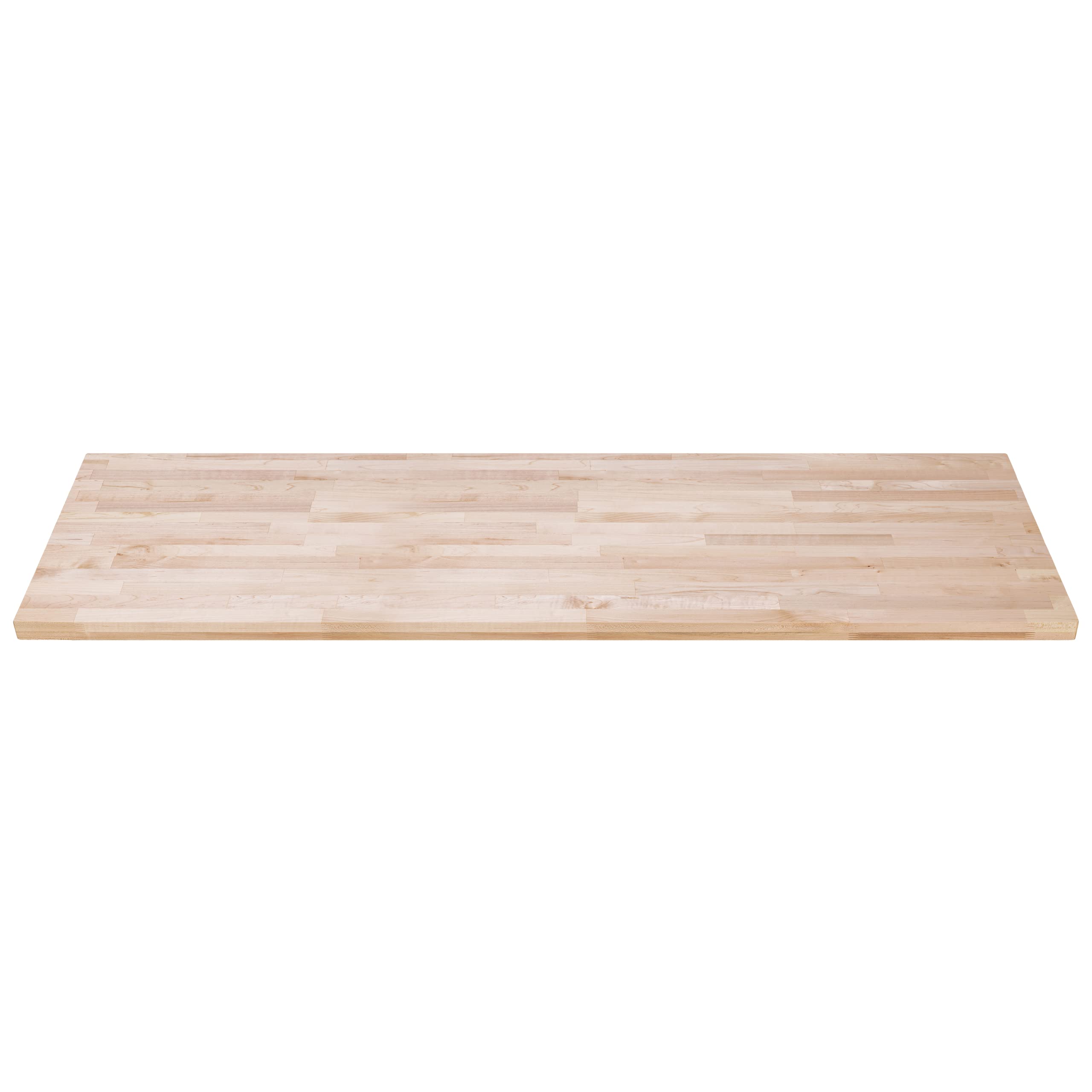 DuraSteel 24x72 Solid Wood Table Top - Maple Butcher Block Countertop - Natural Wooden Workbench Top for Cabinet, Coffee Table, 