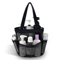 Shrevi Mesh Shower Caddy Tote Bag 8 Pockets, Hanging Portable Toiletry Bag for Men and Women, College Dorm Essentials Quick Dry