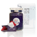 KindNotes Glass Keepsake Gift Jar with Blank Papers to WRITE-YOUR-OWN Messages - Moon and Back