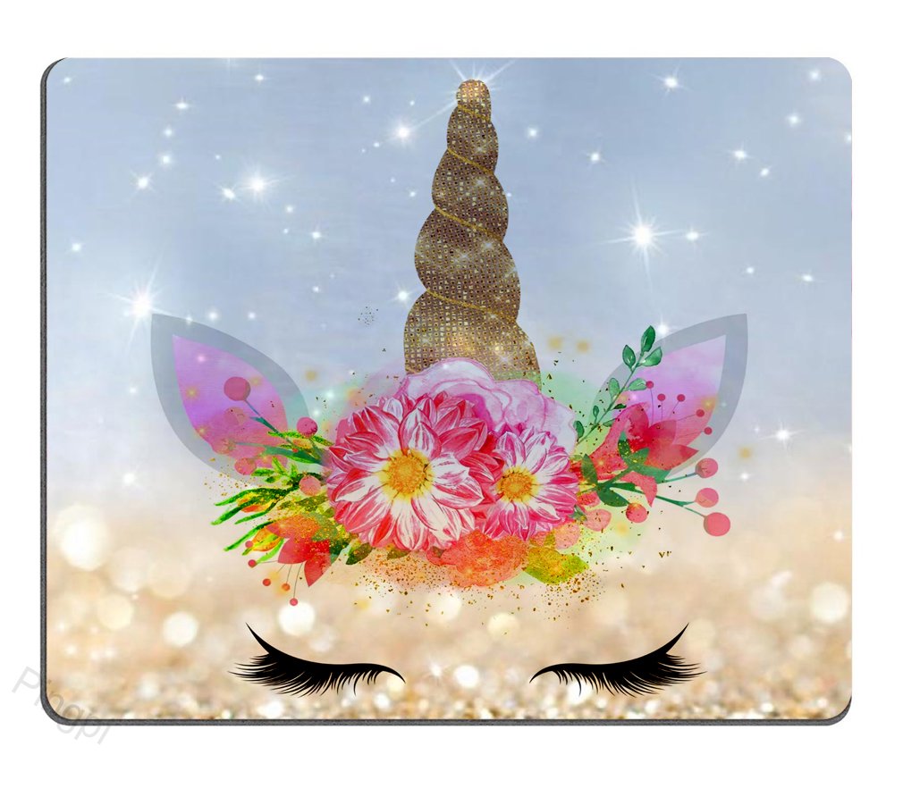 Unicorn Mouse Pad, Personalized Mouse Pad, Coworker, Personalized, Unicorn Mouse Pad For Women