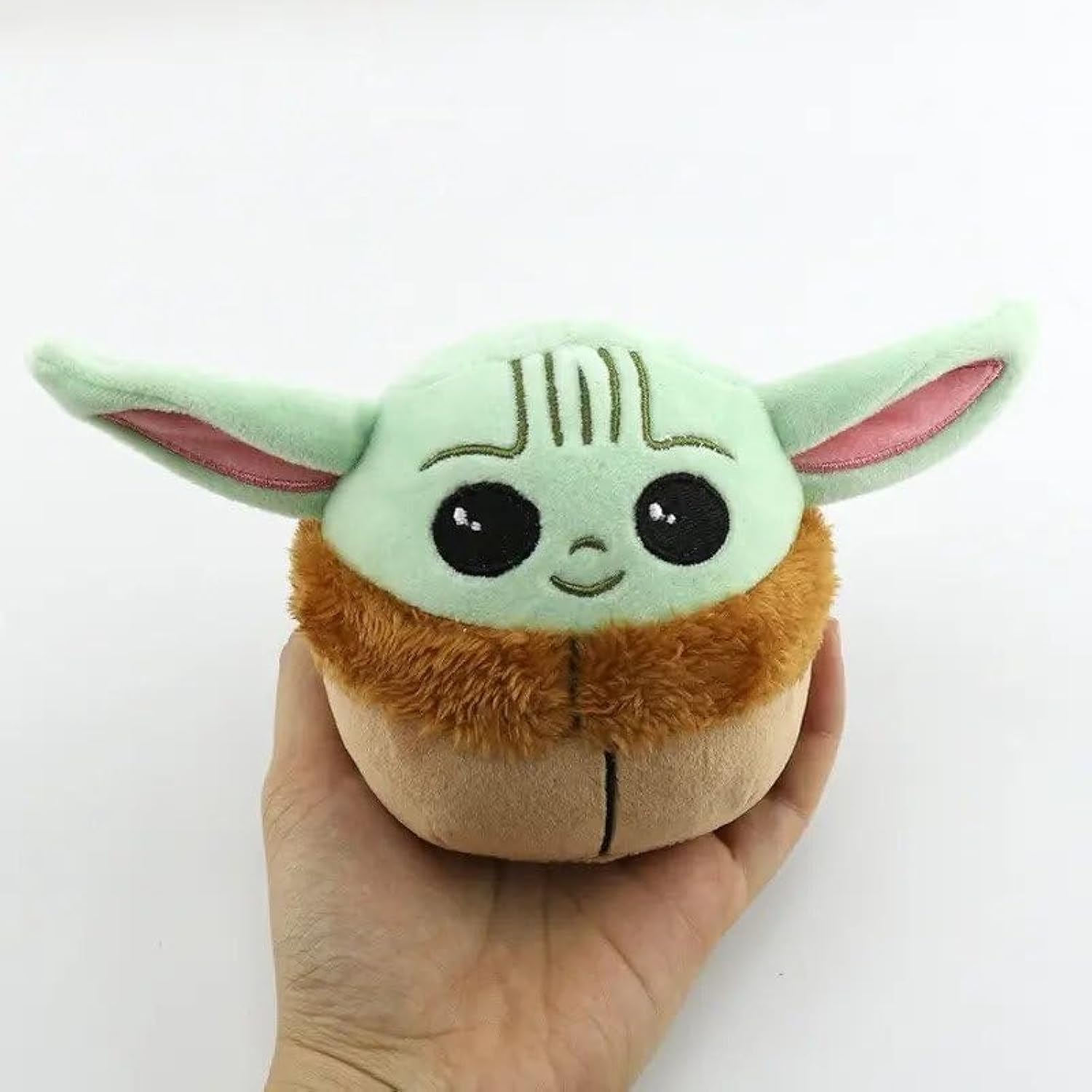 Leong Products Baby Yoda Squish Plush Toy, Grogu Stuffed Animal Kids Plushie, The Child Mandalorian Soft Kawaii Pillow Doll Gift