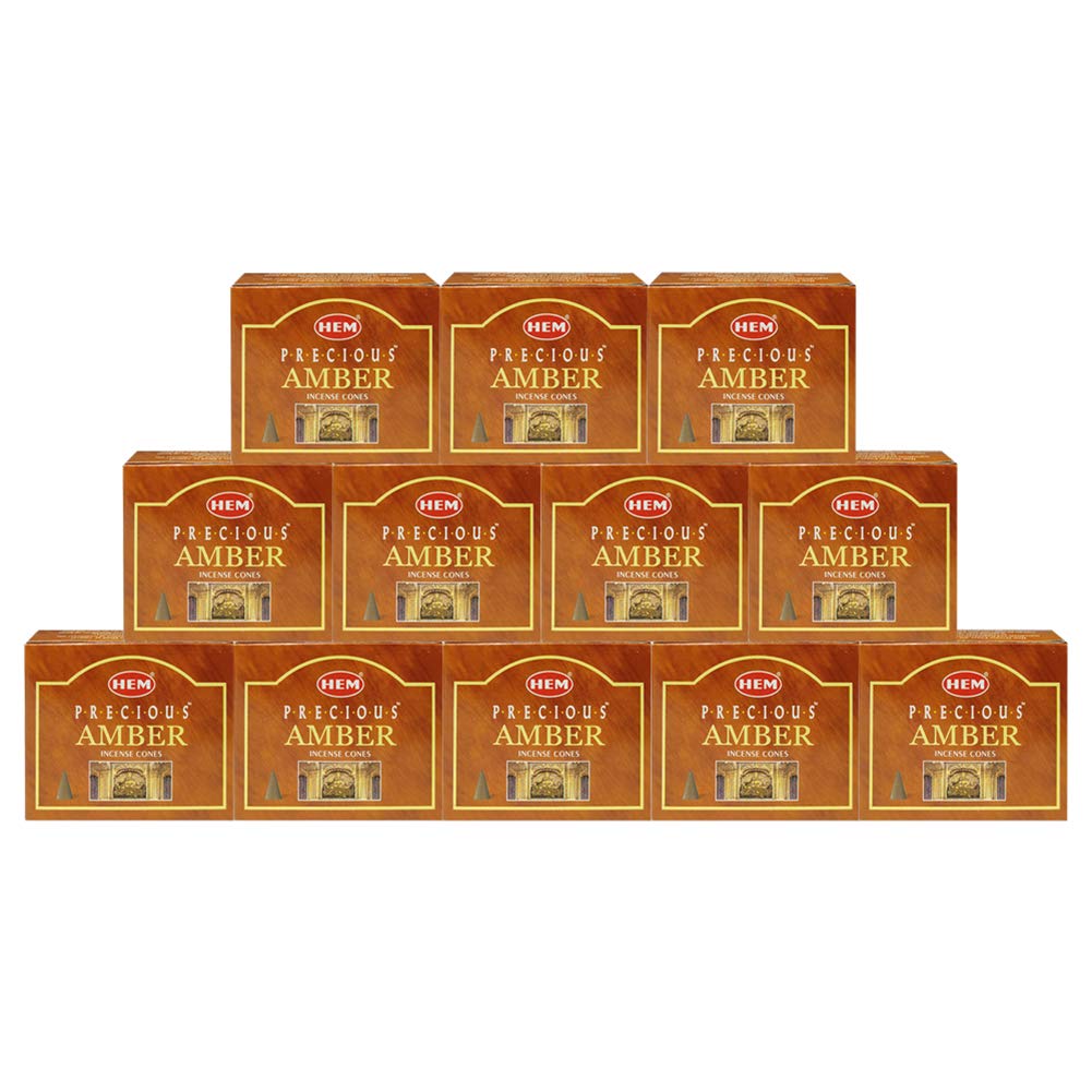 Precious Amber Incense Cones And Cone Incense Burner Bundle Insence Insense Hem Incense