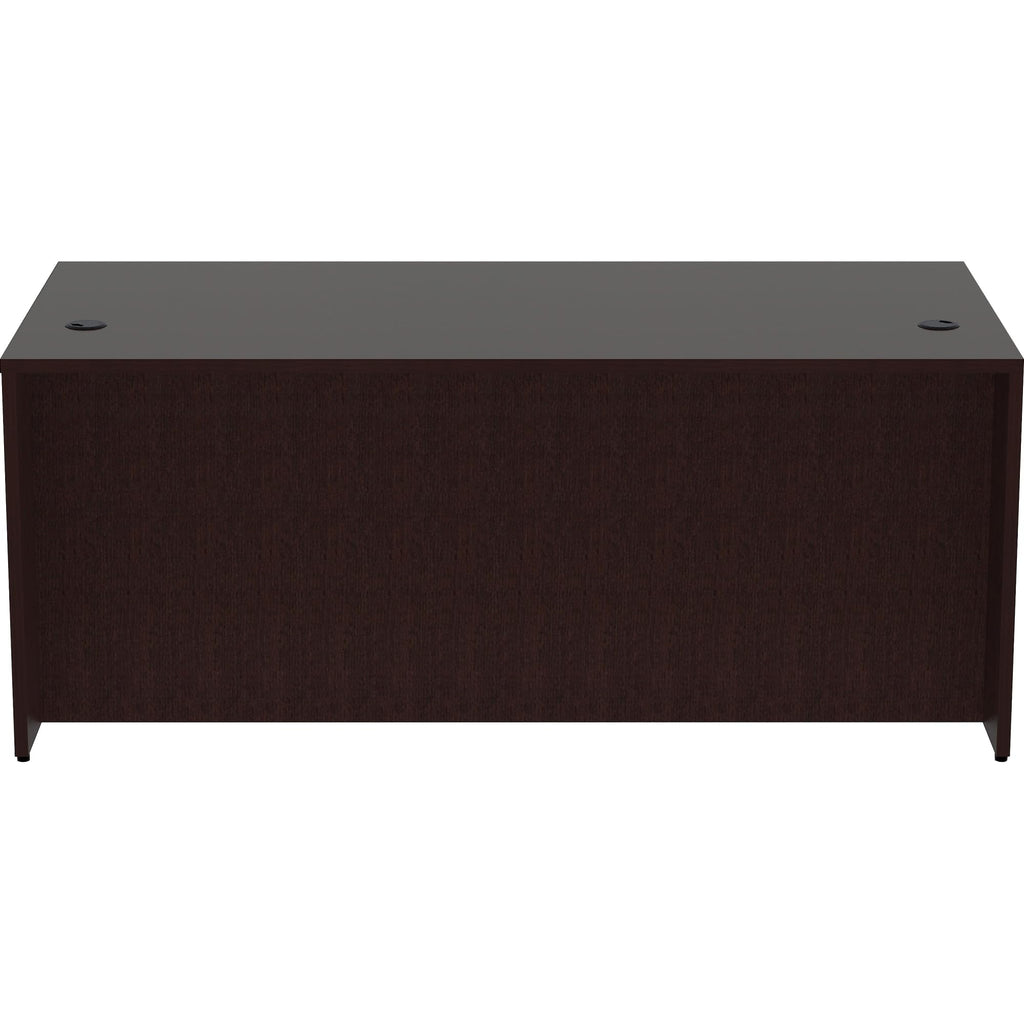 Lorell, LLR18206, Espresso Laminate Desk, 1 Each