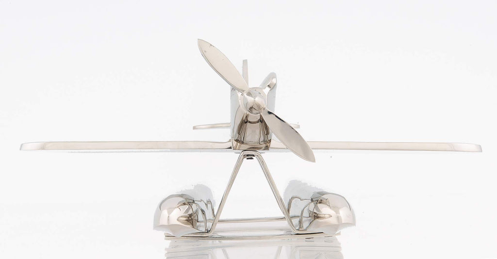 HomeRoots Decor 17-inch x 16.5-inch x 7-inch Alum Seaplane