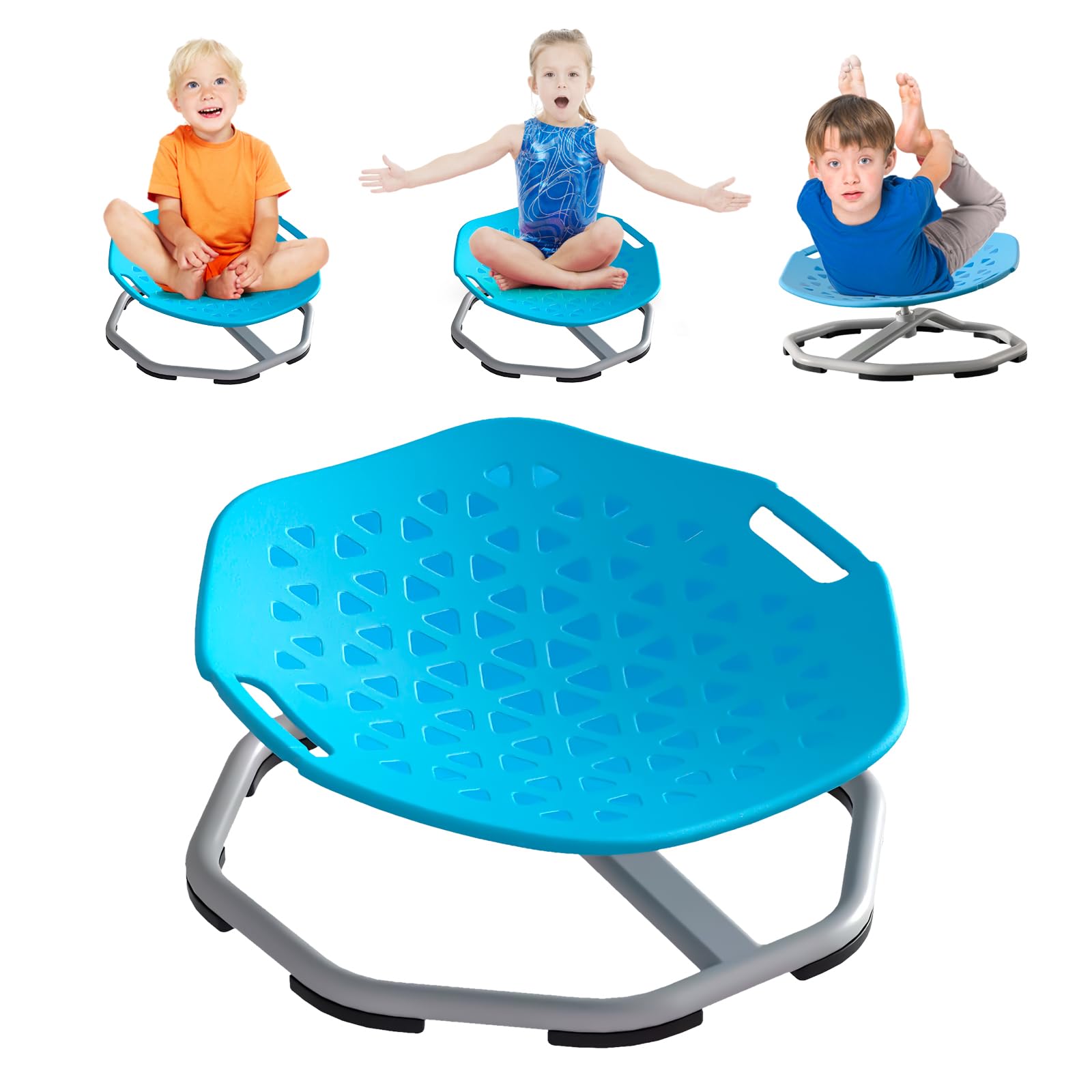Delavala Spinning Chair For Autistic Kids (Ages 318)  220Lbs Capacity Sensory Swivel Seat  Sensory Toy For Teens With Adhd/Au