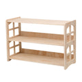 FDHUIJIA Montessori Bookshelf Toy Shelf Kids Storage Organizer for Toys Book Shelves for Kids Room Sturdy and Safe Toddler Wood 