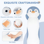 Dalmao 22 Inch Penguin Body Pillow For Kids, Penguin Stuffed Animal, Penguin Gifts, Penguin Plush Toys, Cuddle Pillow Gift For K