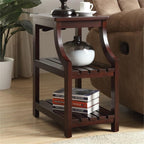 Acme Wasaki 2-Shelf Wooden End Table In Espresso