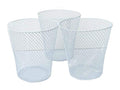 Black Wire Mesh Round Waste Basket (3 Pack), Set of 3