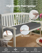 Navenwelle Outdoor Bench Cushion 48X18X3 Inch, Waterproof Seat Cushions With Bottom Anti-Slip Bead, High Respond Cushion For Ben