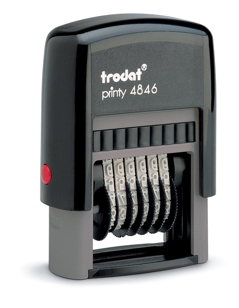 Trodat 150600 Printy Band Stamp Number Stamp 6 Bands Of 0-9