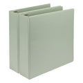 Samsill Plant-Based 2 Inch Durable D-Ring, Made In Usa, View Binder, Eco-Friendly, Usda Certified Biobased, 2 Pack, Sage Green