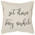Rizzy Home "Sit Down, Stay Awhile Pillow