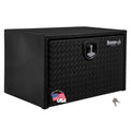 Buyers Products 1702503 Black Steel Underbody Truck Box With Aluminum Diamond Tread Door, 18 x 18 x 30 Inch, Made in USA, Profes