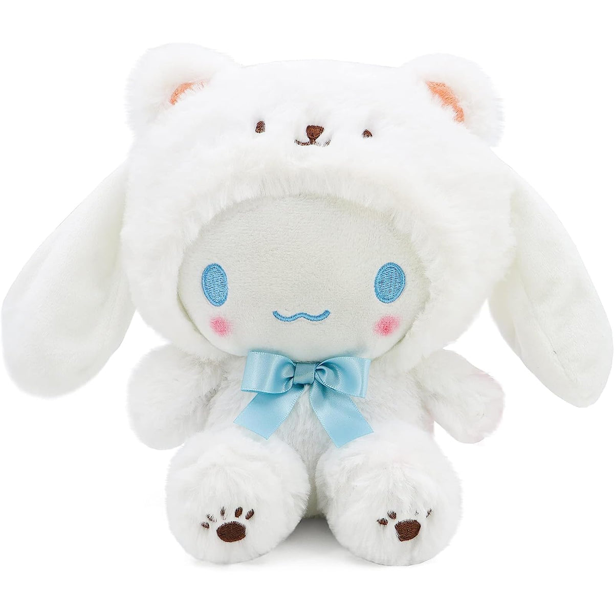 Ykecfpry Kawaii Cartoon White Bear Cross-Dressing Series Plush,Soft Plush Doll Cute Soft Toys, Plush Pillow Stuffed Animals Toy