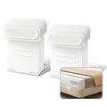 SENXOVE Lock Sheet Holders 8 Pack Upgraded, Bed Sheet Grippers & Clips for All Mattresses, Easy Install Keeps Sheets Tight
