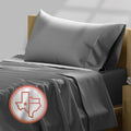 Texas Linen Co. 100% Egyptian Cotton Sheets, 600 Thread Count 3 Pc Twin Size Sheet Set, Soft, Cooling, High Thread Count Sateen