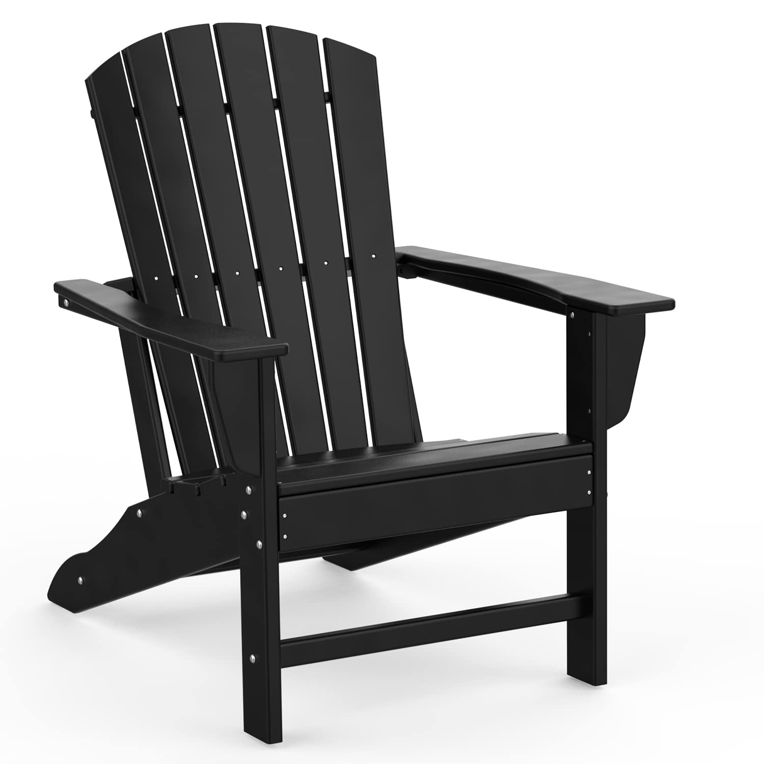 GREENVINES Adirondack Chairs, HDPE All-Weather Fire Pit Chairs, Plastic Campfire Chair for Deck Backyard Patio Outdoor Poolside 
