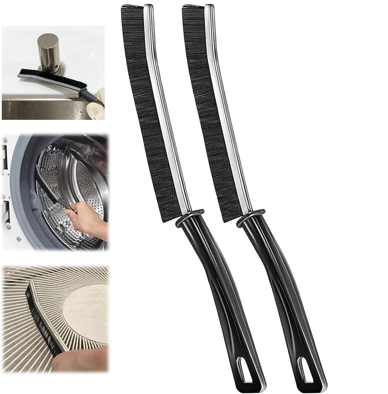 Terxa Gap Cleaning Brush | Multifunctional Dead Corners Cleaning Tool | Handheld Bathroom/Kitchen Tiles Cleaning Supplies | Door